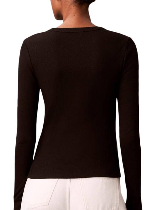 T-Shirt Manches Longues Femme Calvin Klein Jeans - Kiabi T-Shirt Manches Longues Femme Calvin Klein Jeans - Kiabi