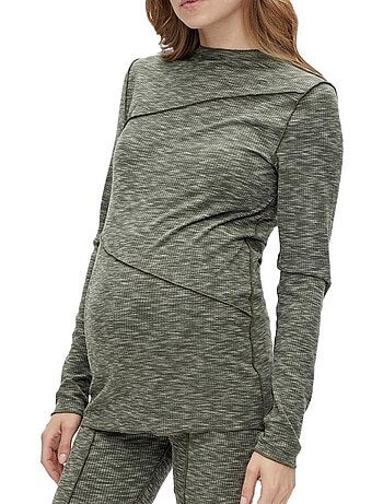 T-Shirt Manches Longues Femme Mamalicious