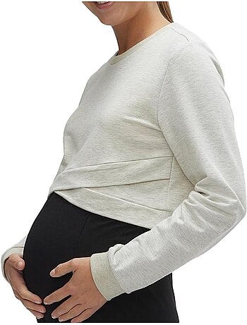 T-shirt Manches Longues Femme Mamalicious
