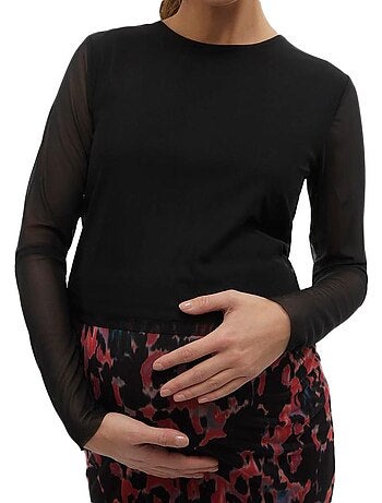 T-Shirt Manches Longues Femme Mamalicious