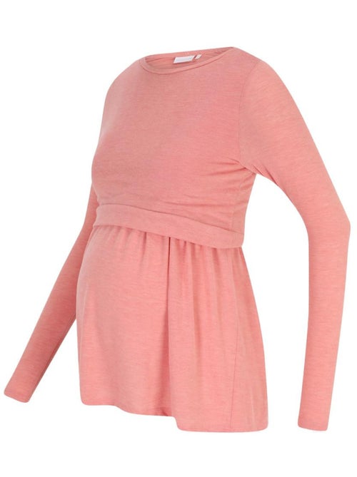 T-Shirt Manches Longues Femme Mamalicious - Kiabi T-Shirt Manches Longues Femme Mamalicious - Kiabi
