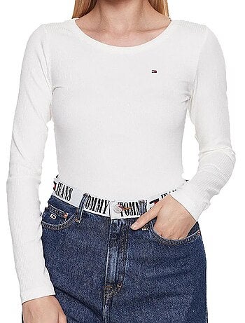 T-shirt Manches Longues Femme Tommy Hilfiger