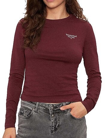 T-shirt manches longues femme tommy hilfiger