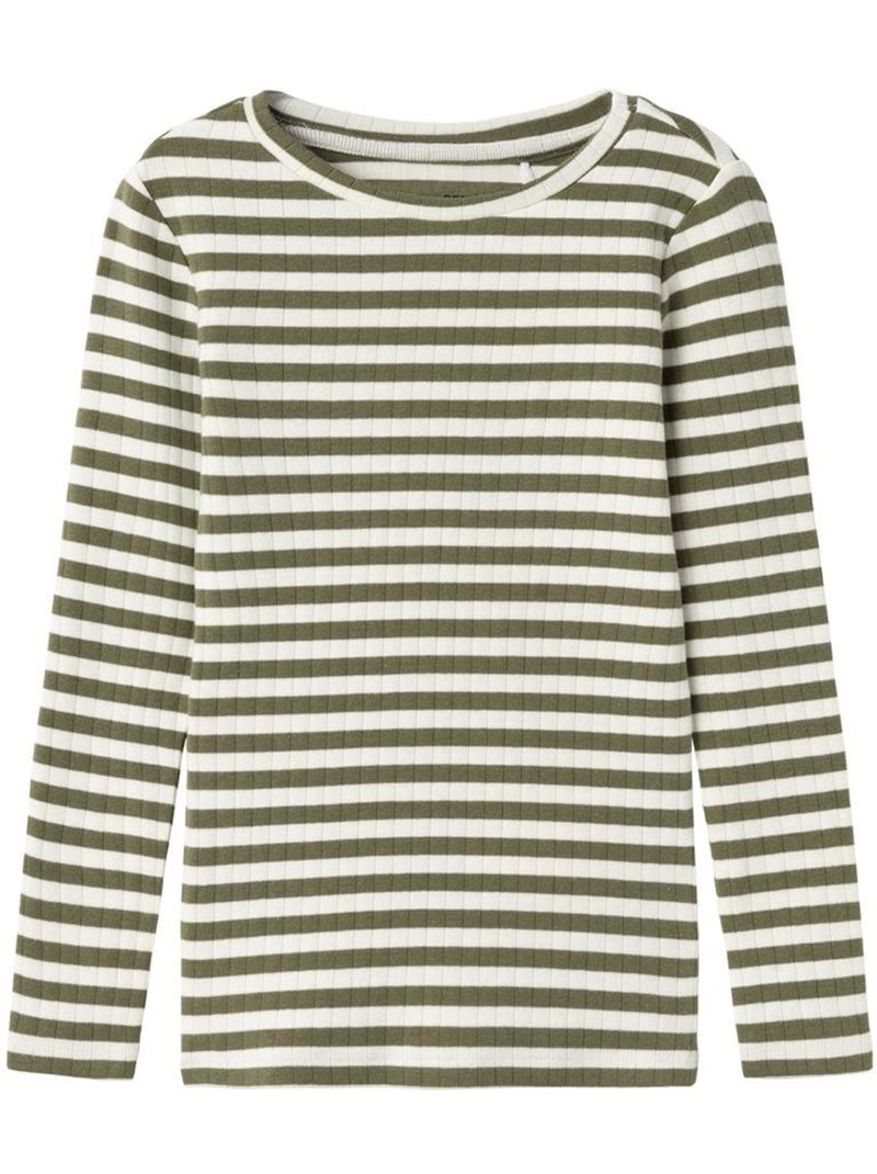 T-shirt manches longues fille name it Vert - Kiabi