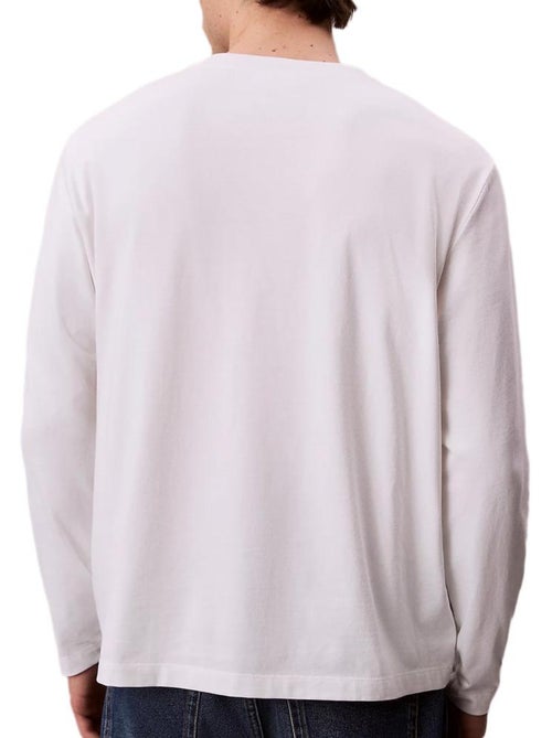 T-Shirt Manches Longues Homme Calvin Klein Jeans - Kiabi
