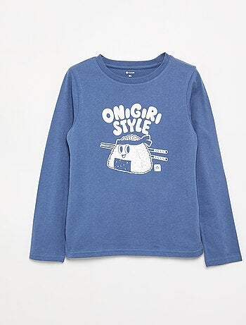 T-shirt manches longues imprimé