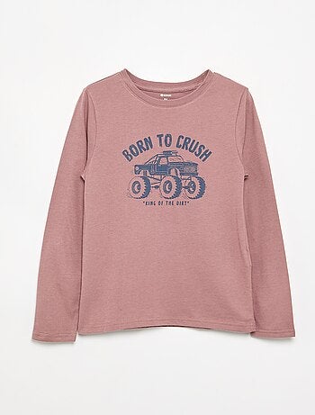 T-shirt manches longues imprimé