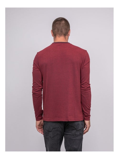T-shirt manches longues pur coton justoni - Kiabi