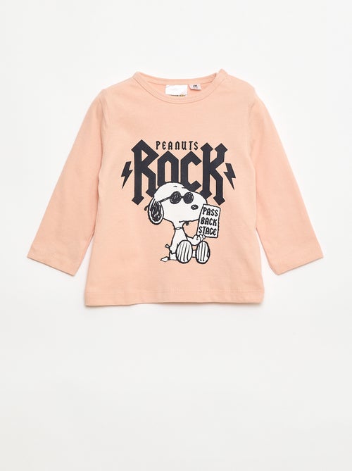 T-shirt manches longues 'Snoopy' - Kiabi