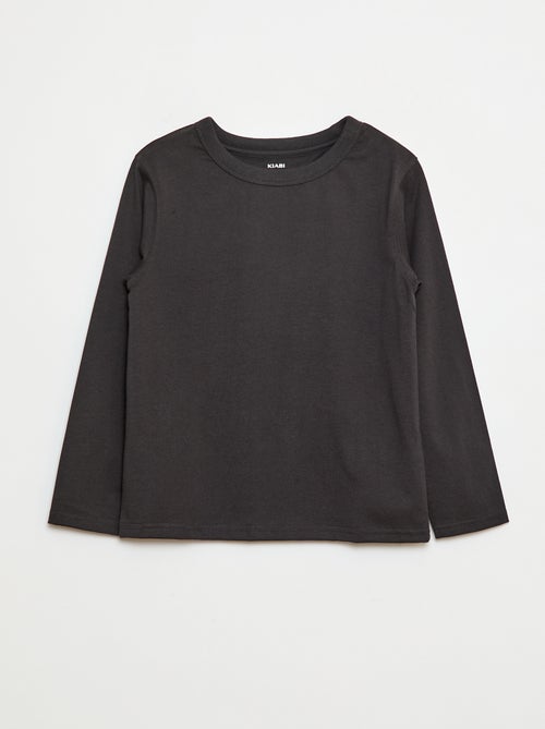 T-shirt manches longues uni - Kiabi T-shirt manches longues uni - Kiabi