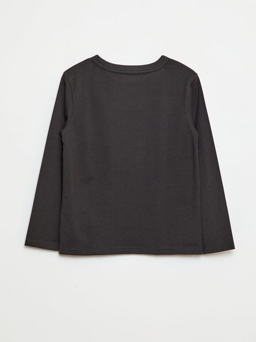 T-shirt manches longues uni - Kiabi T-shirt manches longues uni - Kiabi