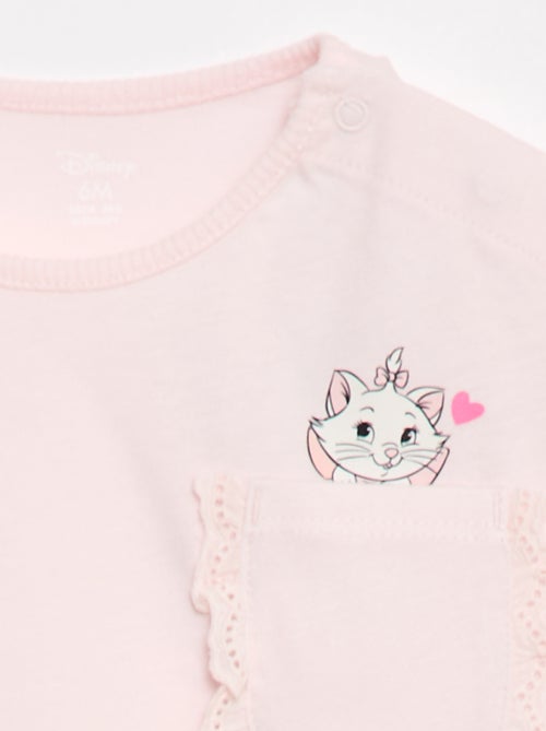 T-shirt 'Marie' 'Disney' à manches courtes et poche volantée - Kiabi