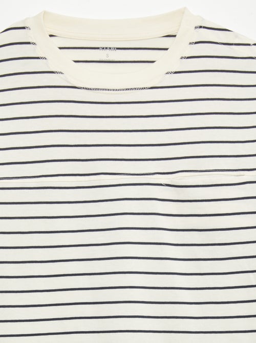 T-shirt marinière - So Easy - Kiabi