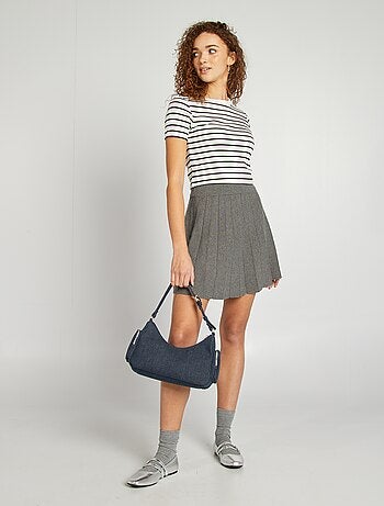 T-shirt marinière en coton stretch