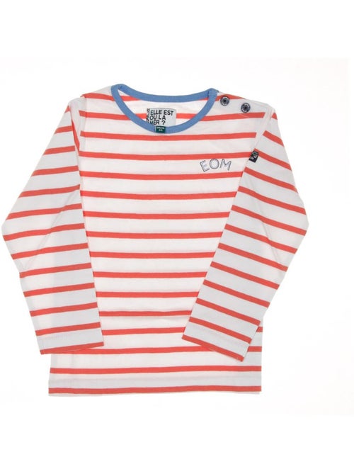 T-shirt Marinière Enfant Eloris - Kiabi