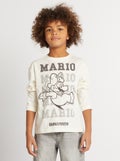 T-shirt 'Mario' 'Super Nintendo' blanc - Kiabi