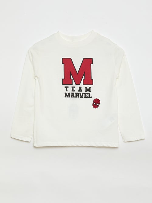 T-shirt 'Marvel' à manches longues - Kiabi
