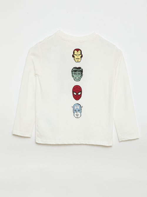 T-shirt 'Marvel' à manches longues - Kiabi