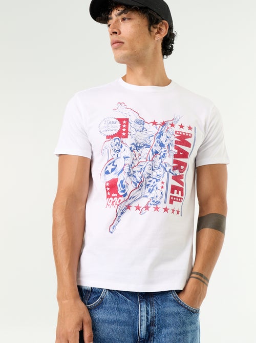 T-shirt 'Marvel' met korte mouwen - Kiabi