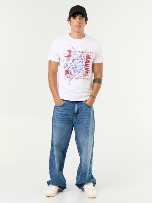 T-shirt 'Marvel' met korte mouwen - Kiabi