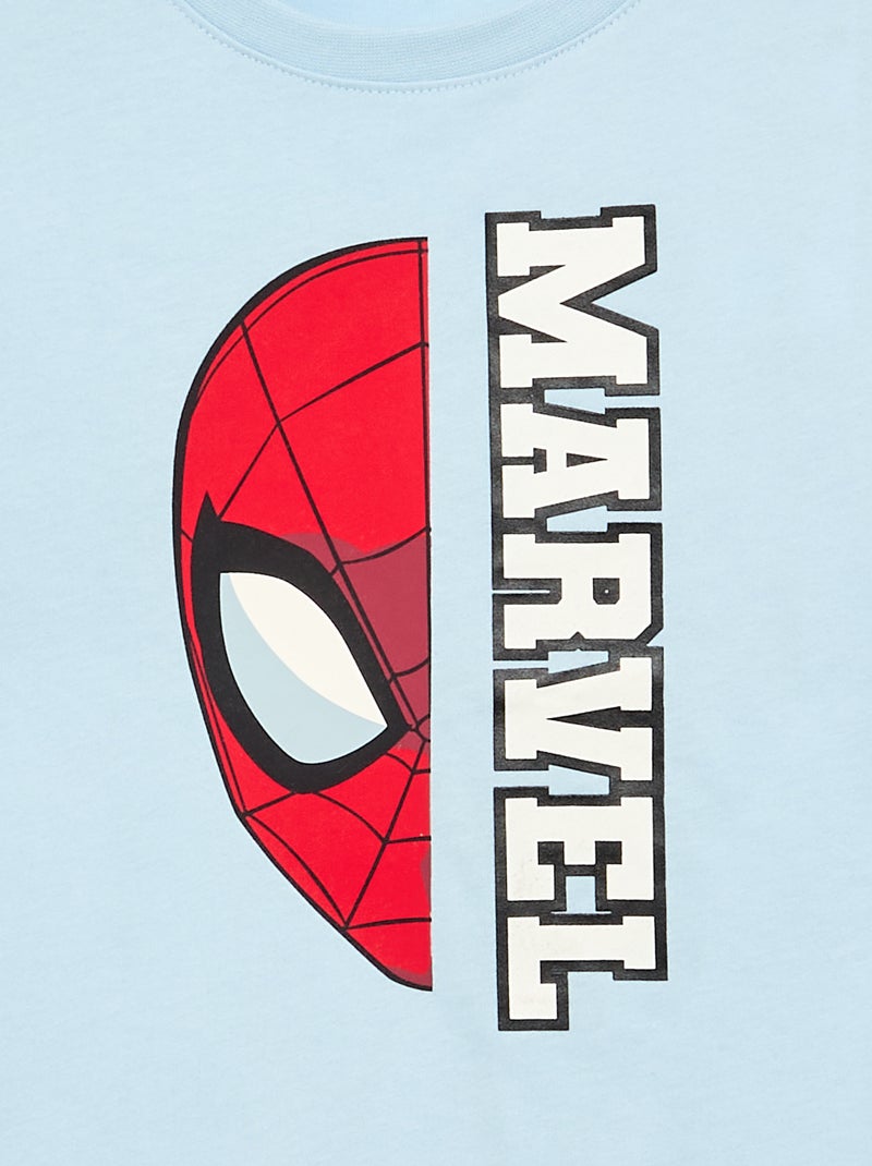 T-shirt 'Marvel' 'Spider-Man' met lange mouwen Blauw - Kiabi