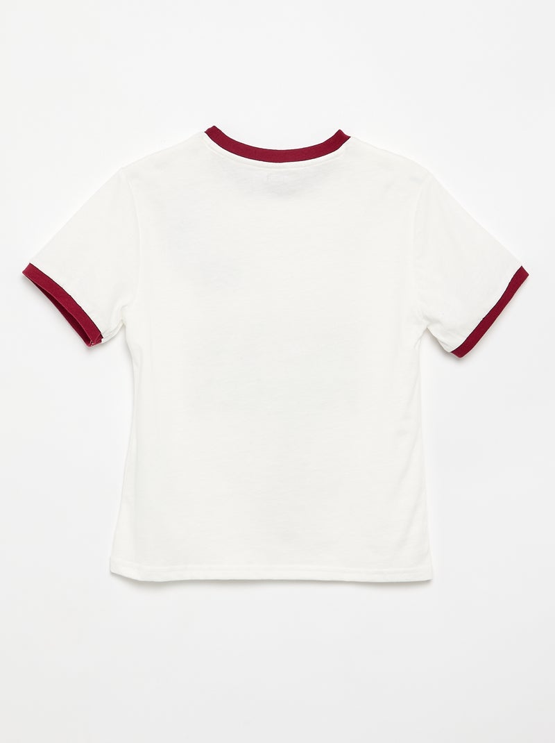 T-shirt 'Marvel' 'Spider-Man' met lange mouwen Wit - Kiabi
