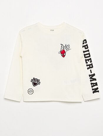 T-shirt 'Marvel' 'Spider-Man' met lange mouwen