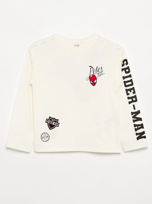 T-shirt 'Marvel' 'Spider-Man' met lange mouwen - Kiabi T-shirt 'Marvel' 'Spider-Man' met lange mouwen - Kiabi