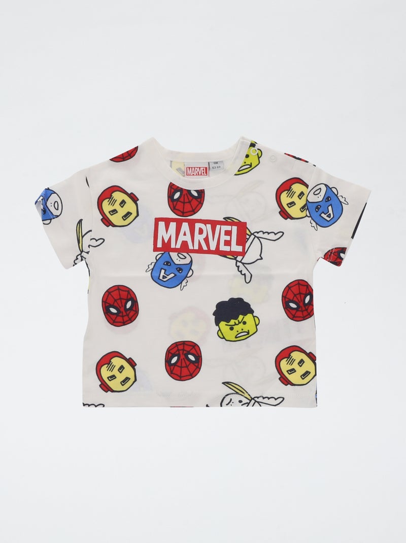 T-shirt 'Marvel' Wit - Kiabi