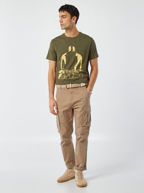 T-shirt met '2Pac'-print - Kiabi