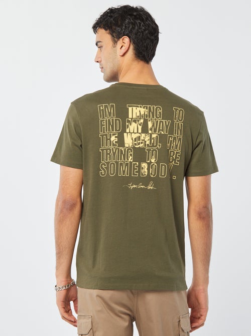 T-shirt met '2Pac'-print - Kiabi