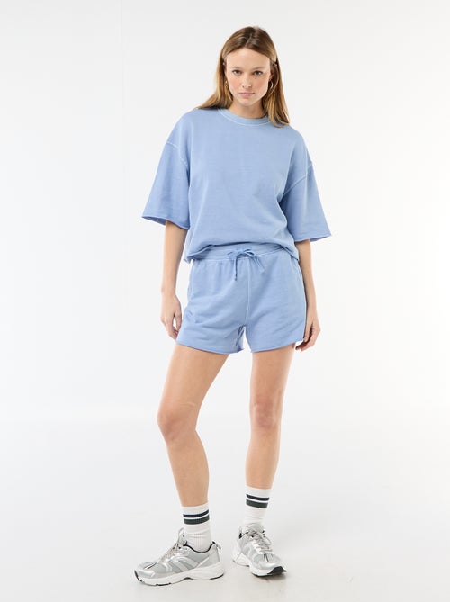 T-shirt met 3/4-mouwen van French Terry - Kiabi T-shirt met 3/4-mouwen van French Terry - Kiabi