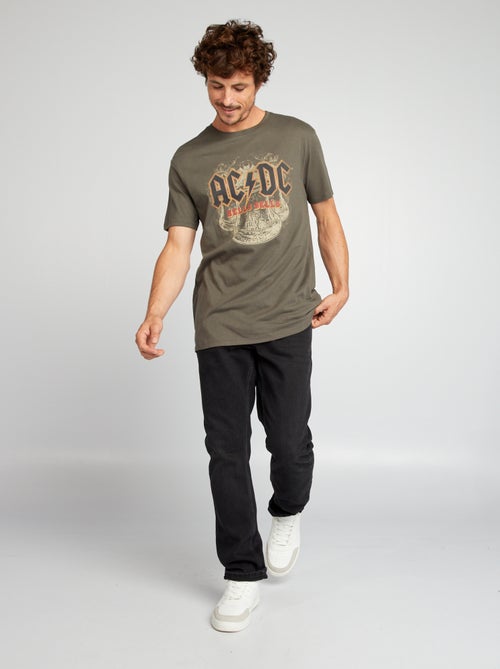 T-shirt met 'AC/DC'-print - Kiabi