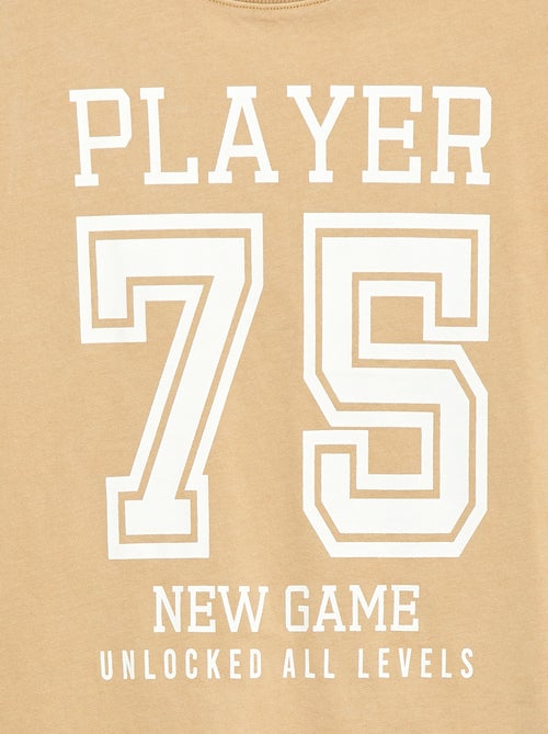 T-shirt met basketbalstijl - Kiabi