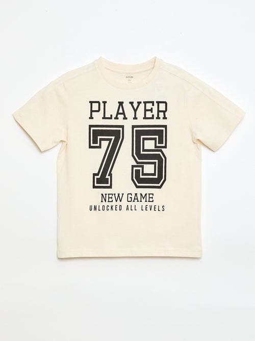 T-shirt met basketbalstijl - Kiabi