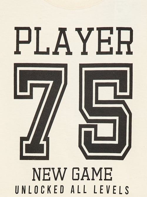 T-shirt met basketbalstijl - Kiabi