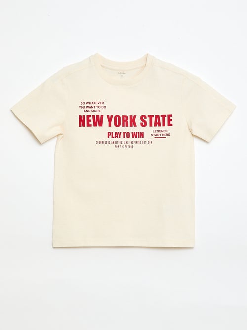 T-shirt met basketbalstijl - Kiabi