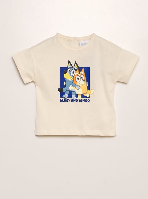 T-shirt met Bluey-print en korte mouw - Kiabi