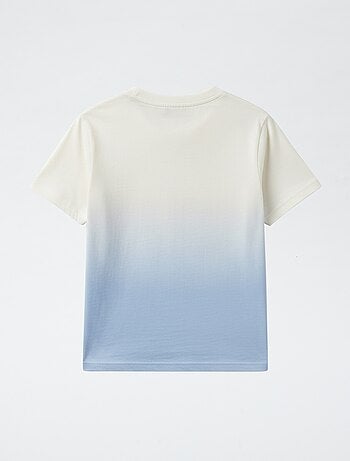 T-shirt met 'Bluey' print in verlooptint van katoen