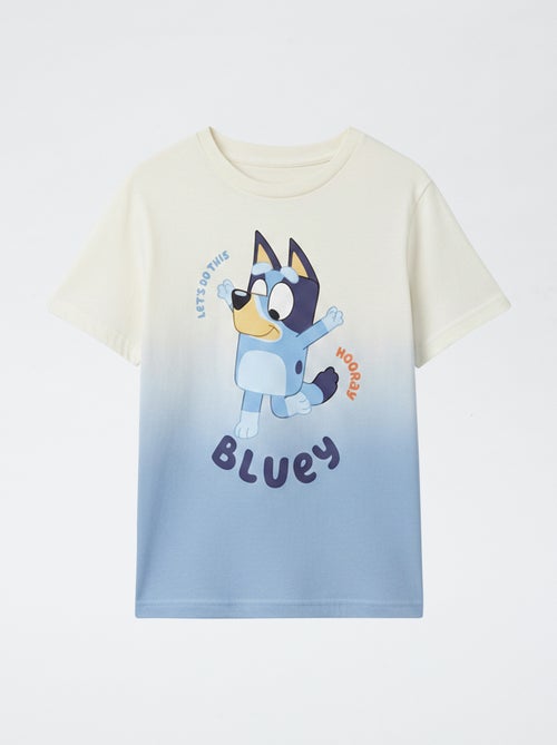 T-shirt met 'Bluey' print in verlooptint van katoen - Kiabi