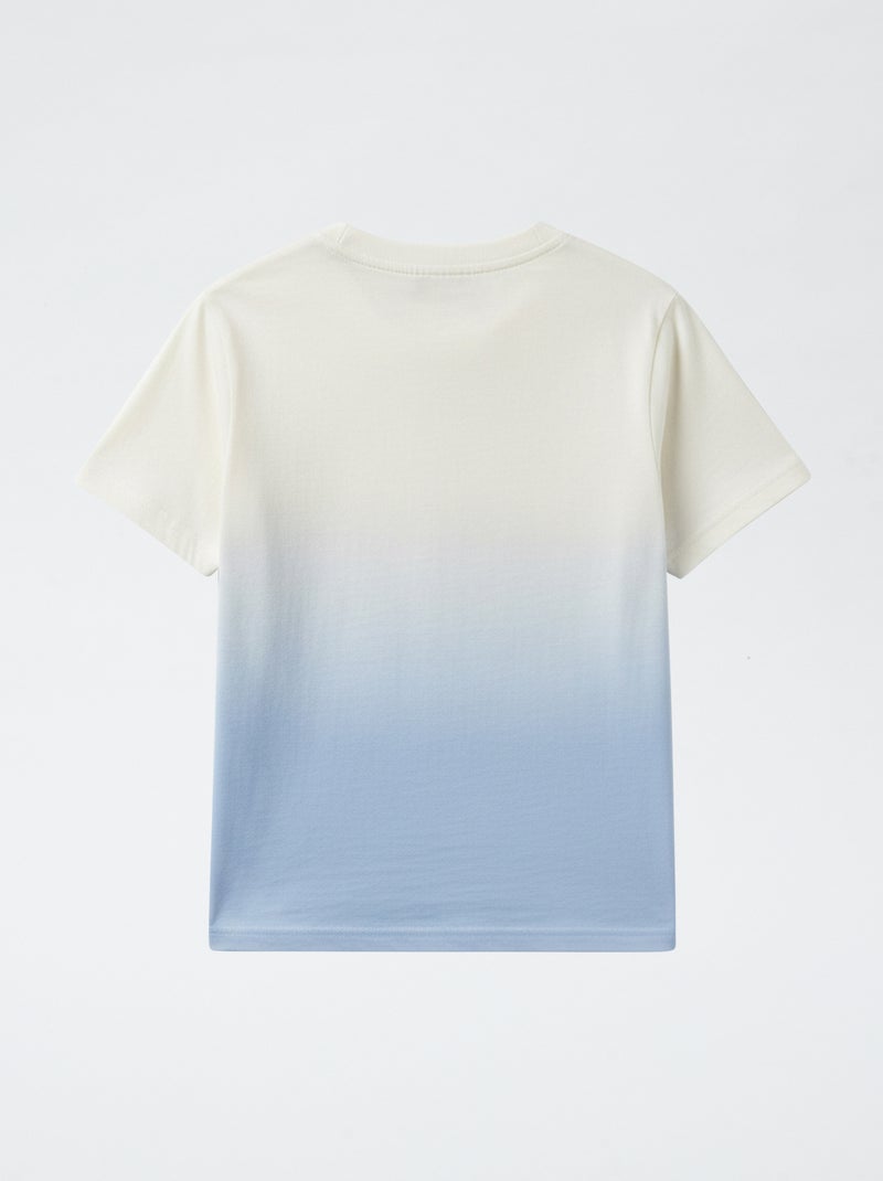 T-shirt met 'Bluey' print in verlooptint van katoen Blauw - Kiabi