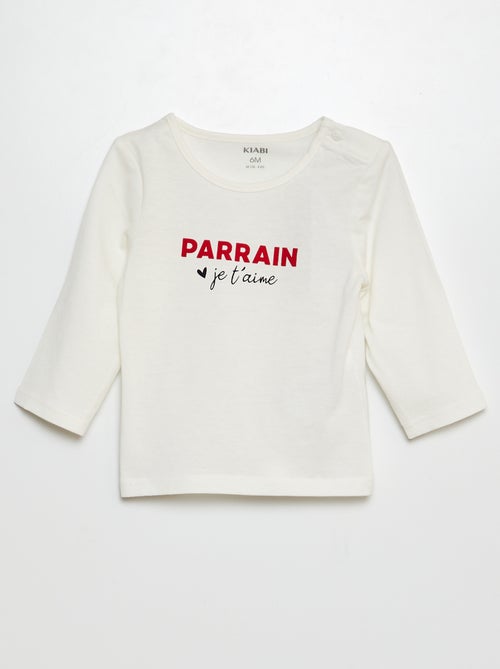 T-shirt met boodschap - Kiabi