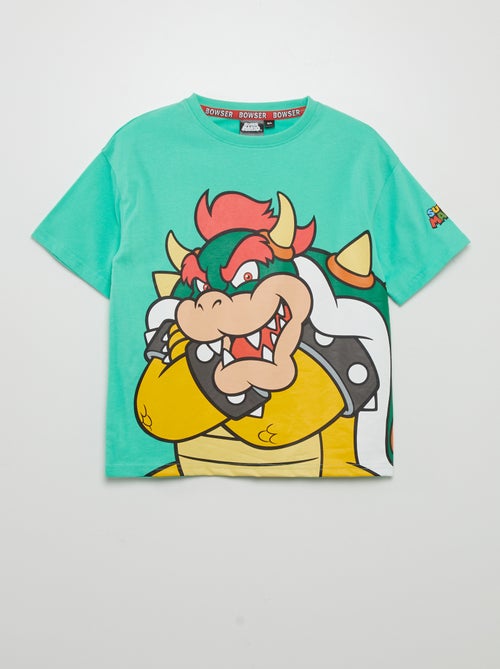 T-shirt met 'Bowser'-print - Kiabi