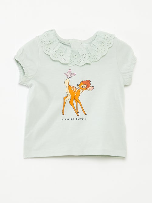 T-shirt met broderie anglaise 'Bambi' - Kiabi