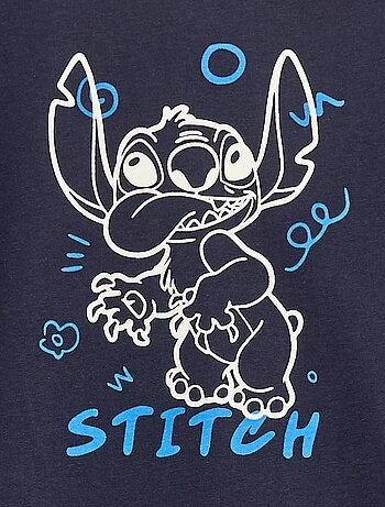 T-shirt met capuchon 'Stitch'