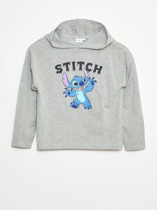 T-shirt met capuchon 'Stitch' - Kiabi