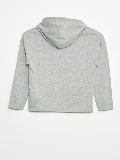 T-shirt met capuchon 'Stitch' - Kiabi