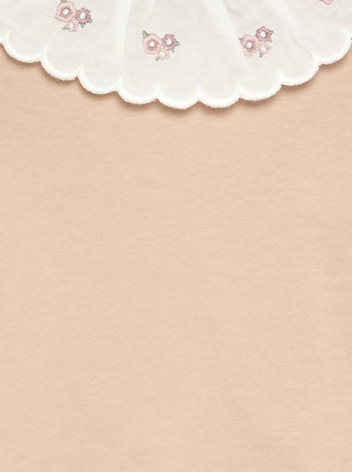 T-shirt met Claudine-kraag - Kiabi