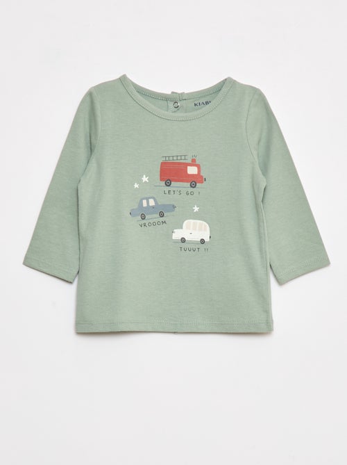 T-shirt met dinoprint - Kiabi