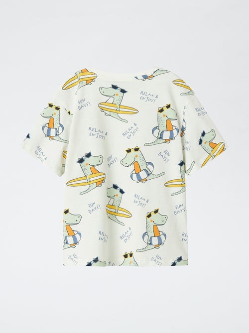 T-shirt met dinoprint 'Guppy' - Kiabi